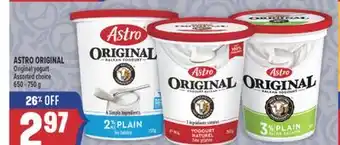 Marché Adonis ASTRO ORIGINAL Original yogurt offer