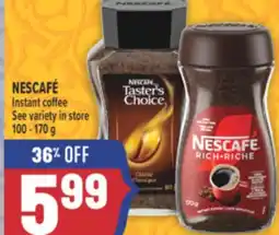 Marché Adonis NESCAFÉ Instant coffee offer