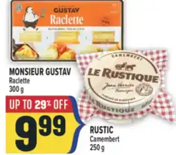 Marché Adonis MONSIEUR GUSTAV Raclette offer