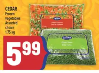 Marché Adonis CEDAR Frozen vegetables offer