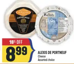 Marché Adonis ALEXIS DE PORTNEUF Cheese offer