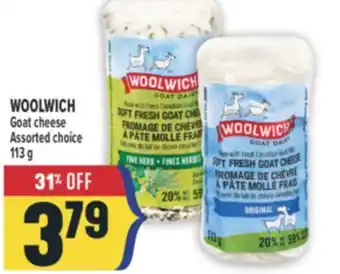 Marché Adonis WOOLWICH Goat cheese offer