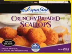 Giant Tiger Aqua Star crunchy breaded scallops offer