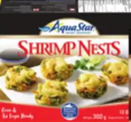 Giant Tiger Aqua Star shrimp nests offer