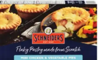 Giant Tiger Schneiders meat pies offer