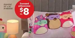 Giant Tiger licensed pillowcase offer