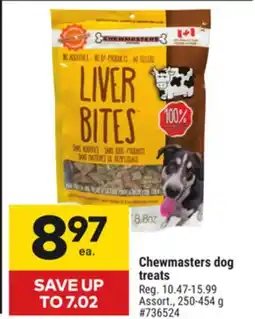 Giant Tiger Chewmasters dog treats offer