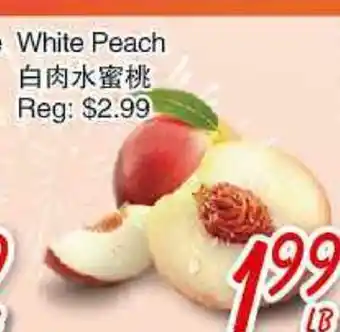 Foody Mart White Peach offer