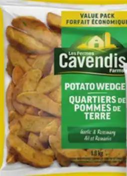 Giant Tiger Cavendish Farms potato wedges or onion rings offer