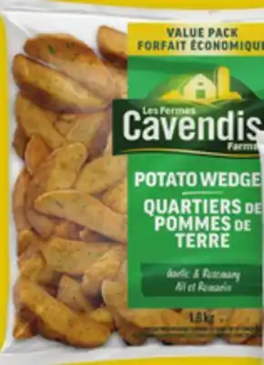 Giant Tiger Cavendish Farms potato wedges or onion rings offer