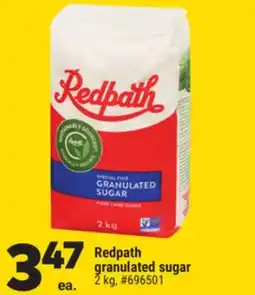 Giant Tiger Redpath granulated sugar offer