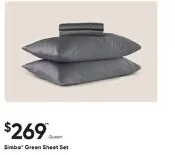 Sleep Country Simba Green Sheet Set offer