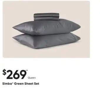 Sleep Country Simba Green Sheet Set offer