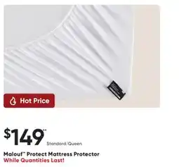 Sleep Country Malouf Protect Mattress Protector offer