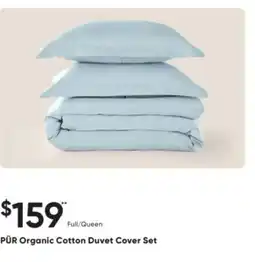 Sleep Country PÜR Organic Cotton Duvet Cover Set offer