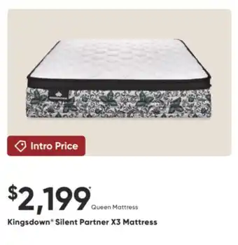 Sleep Country Kingsdown Silent Partner X3 Mattress offer