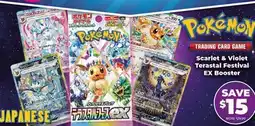 Showcase Pokémon Scarlet & Violet Terastal EX Festival Booster offer