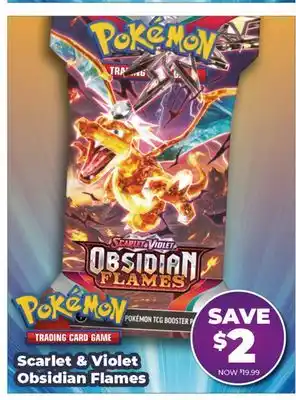 Showcase Pokémon Scarlet & Violet Obsidian Flames offer