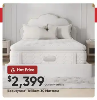 Sleep Country Beautyrest Trilliant 30 Mattress offer