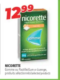 Familiprix NICORETTE Gum or Lozenge offer