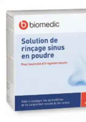 Familiprix BIOMEDIC Nasal rinse, 1 bottle + 50 packets of sinus rinse or Sinus rinse solution, 100 sachets offer