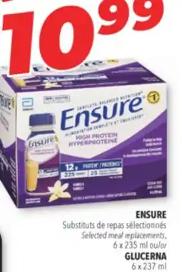 Familiprix Ensure High Protein meal replacement Vanilla 6x235ml offer