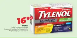 Familiprix TYLENOL Complete, cold, cough and flu, 40 caplets or 40 liquid gels or 270 ml offer