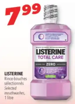 Familiprix LISTERINE Rince-bouches Selected mouthwashes offer