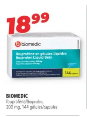 Familiprix BIOMEDIC Ibuprofen, 200 mg, 144 capsules offer