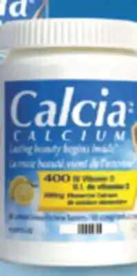 Familiprix Calcia Calcium Vitamin D orange smoothchew tablets 60un offer