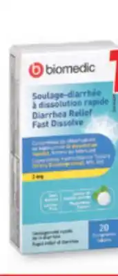 Familiprix BIOMEDIC Rapid relief of diarrhea offer