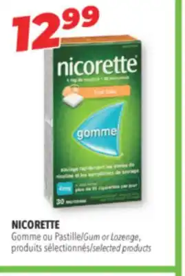 Familiprix NICORETTE Gum or Lozenge, selected products offer