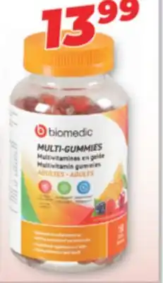 Familiprix BIOMEDIC Selected melatonins or Multivitamin gummies offer