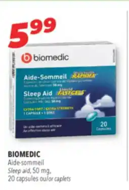 Familiprix BIOMEDIC Aide-sommeil, 50 mg, 20 capsules offer