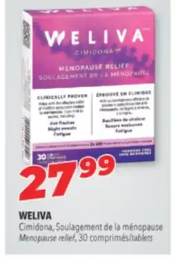 Familiprix WELIVA, Menopause relief, 30 comprimés/tablets offer