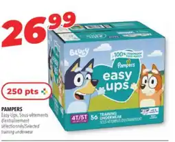 Familiprix PAMPERS, Easy-Ups, Selected training underwear offer