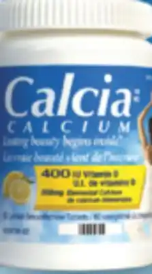 Familiprix CALCIA CALCIUM 60 comprimés à croquer 500 mg de calcium élémentaire offer