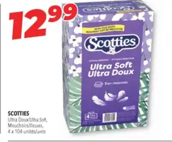 Familiprix SCOTTIES, Ultra Soft,Tissues, 4 x 104 units offer