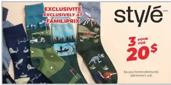 Familiprix Selected men's socks offer