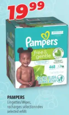 Familiprix PAMPERS Wipes selected refills offer