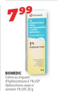 Familiprix BIOMEDIC, Crème ou onguent d'hydrocortisone à 1% USP, 30 g offer