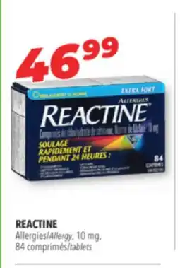 Familiprix REACTINE, Allergy, 10 mg, 84 tablets offer