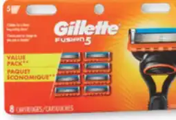 Familiprix GILLETTE, Selected cartridges or razors offer