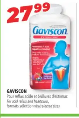 Familiprix GAVISCON, For acid reflux and heartburn, selected sizes offer