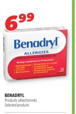 Familiprix BENADRYL, Selected products offer