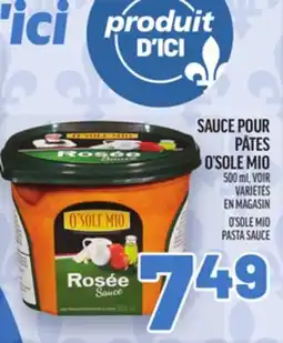 Metro SAUCE POUR PÂTES O'SOLE MIO | O'SOLE MIO PASTA SAUCE offer