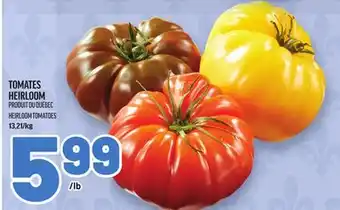 Metro TOMATES HEIRLOOM | HEIRLOOM TOMATOES offer