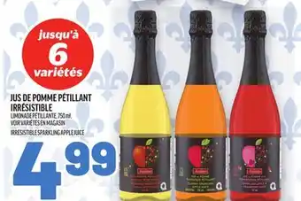 Metro JUS DE POMME PÉTILLANT IRRÉSISTIBLE | IRRÉSISTIBLE SPARKLING APPLE JUICE offer