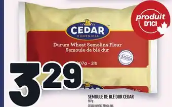 Metro SEMOULE DE BLÉ DUR CEDAR | CEDAR WHEAT SEMOLINA offer