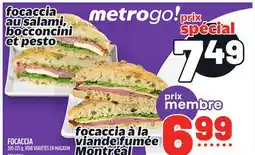 Metro FOCACCIA | FOCACCIA offer